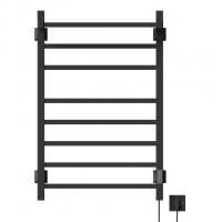Полотенцесушитель MIXLINE FORTUNE  80х50 (таймер, 560 Вт, 7 перекладин + ПОЛКА) электрический ГРАФИТ