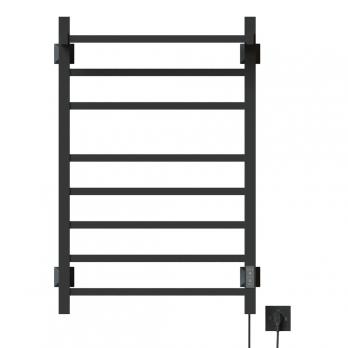 Полотенцесушитель MIXLINE FORTUNE  80х50 (таймер, 560 Вт, 7 перекладин + ПОЛКА) электрический ГРАФИТ