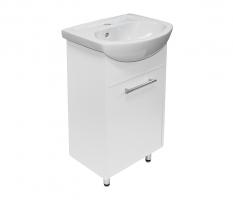 Тумба д/ванной "АлАн-45" белый, правая под раковину Уют-45 (Rosa) (ЛДСП) (разбор)
