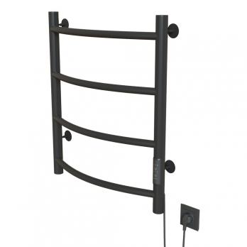 Полотенцесушитель MIXLINE CAPELLA  60х50 (таймер, 201 Вт, 4 перекладины) электрический ГРАФИТ