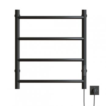 Полотенцесушитель MIXLINE CAPELLA  60х50 (таймер, 201 Вт, 4 перекладины) электрический ГРАФИТ