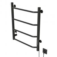 Полотенцесушитель MIXLINE MIRA  60х50 (таймер, 201 Вт, 4 перекладины) электрический ГРАФИТ