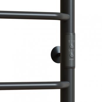 Полотенцесушитель MIXLINE MIRA  60х50 (таймер, 201 Вт, 4 перекладины) электрический ГРАФИТ