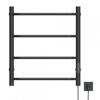 Полотенцесушитель MIXLINE MIRA  60х50 (таймер, 201 Вт, 4 перекладины) электрический ГРАФИТ