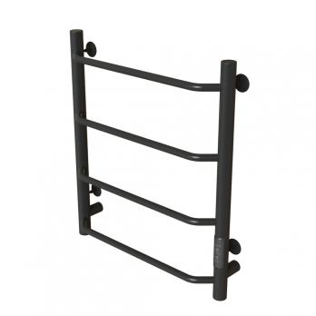 Полотенцесушитель MIXLINE MIRA  60х50 (таймер, 201 Вт, 4 перекладины) электрический ГРАФИТ