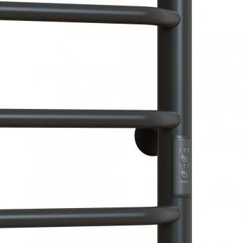 Полотенцесушитель MIXLINE MIRA  80х50 (таймер, 253 Вт, 6 перекладин) электрический ГРАФИТ