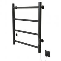 Полотенцесушитель MIXLINE VEGA  60х50 (таймер, 201 Вт, 4 перекладины) электрический ГРАФИТ