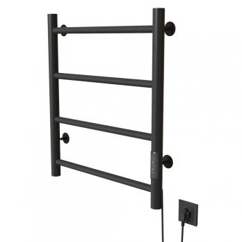 Полотенцесушитель MIXLINE VEGA  60х50 (таймер, 201 Вт, 4 перекладины) электрический ГРАФИТ