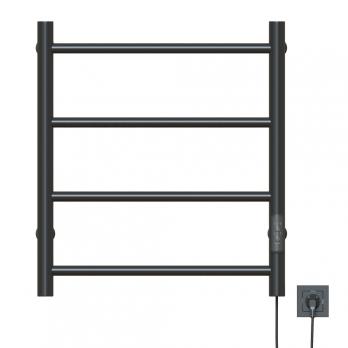 Полотенцесушитель MIXLINE VEGA  60х50 (таймер, 201 Вт, 4 перекладины) электрический ГРАФИТ