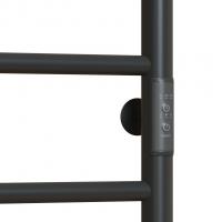 Полотенцесушитель MIXLINE VEGA  80х50 (таймер, 289 Вт, 6 перекладин) электрический ГРАФИТ