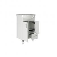 Тумба д/ванной "ВЕСТА-50" под рак.Уют-50 (ROSA) (ПВХ)