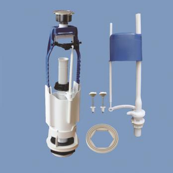 Арматура к смыв. бачку Кноп. Уклад хром ниж/подв. Старт-Стоп (А115.55.14.3)