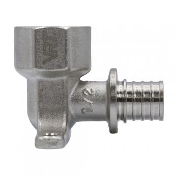 Уголок аксиальный 16 (2,2) х 1/2'' c внутренней резьбой с креплением VRT®