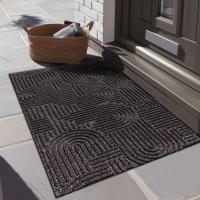 Коврик влаговпитывающий "Лабиринт" 50*100 см мокко, ворс 5мм