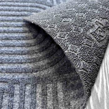 Коврик влаговпитывающий "Лабиринт" 50*100 см серый, ворс 5мм