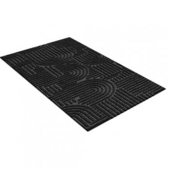Коврик влаговпитывающий "Лабиринт" 50*100 см черный гранит, ворс 5мм