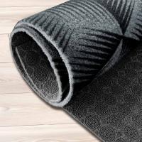 Коврик влаговпитывающий "Фокус" 50*100 см серый, ворс 5мм