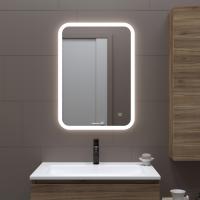 Зеркало MIXLINE "Колорит" ЭКОНОМ 500*600 (ШВ) сенсорный выкл, светодиодная подсветка, универс.крепеж