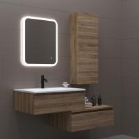 Зеркало MIXLINE "Колорит" ЭКОНОМ 500*600 (ШВ) сенсорный выкл, светодиодная подсветка, универс.крепеж