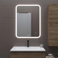 Зеркало MIXLINE "Колорит" ЭКОНОМ 600*800 (ШВ) сенсорный выкл, светодиодная подсветка, универс.крепеж