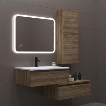 Зеркало MIXLINE "Колорит" ЭКОНОМ 600*800 (ШВ) сенсорный выкл, светодиодная подсветка, универс.крепеж