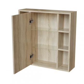 Зеркальный шкаф "МИЛТОН-70" Дуб сонома (ЛДСП)