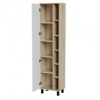 Пенал "МИЛТОН-50" левый  Дуб сонома /белый (500*1950*316) (ЛДСП/ПВХ)