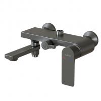 Душевая система ML33-06GR "City Graphite"(смес35К с изл+лейка3поз.+душ.шланг+тропич.душ.) ГРАФИТ