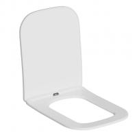 Сиденье для унитаза  WAVE EGO дюропласт, микролифт, БЕЛЫЙ глянец