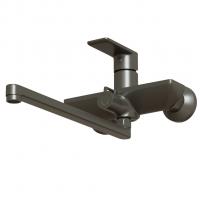 Смеситель для ванны и раковины 35k MIXLINE ML33-02GR "City Graphite" ГРАФИТ