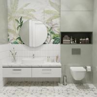 Унитаз подвесной безободковый WAVE LETI Tornado3.0 сид. дюропласт, м/л, быстр, БЕЛЫЙ глянец (XL)