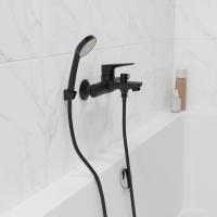 Смеситель для ванны 35k MIXLINE ML14-01BL ЧЕРНЫЙ