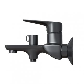 Смеситель для ванны 35k MIXLINE ML14-01GR ГРАФИТ