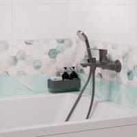 Смеситель для ванны 35k MIXLINE ML15-01GR ГРАФИТ