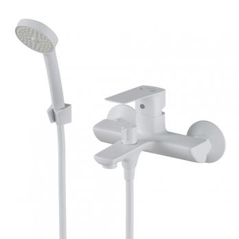 Смеситель для ванны 35k MIXLINE ML15-01W БЕЛЫЙ