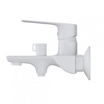 Смеситель для ванны 35k MIXLINE ML15-01W БЕЛЫЙ