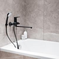 Смеситель для ванны и раковины 35k MIXLINE ML14-02BL ЧЕРНЫЙ