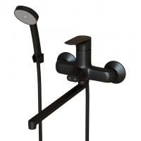 Смеситель для ванны и раковины 35k MIXLINE ML14-02BL ЧЕРНЫЙ