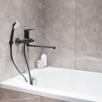 Смеситель для ванны и раковины 35k MIXLINE ML14-02GR ГРАФИТ