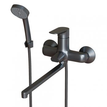 Смеситель для ванны и раковины 35k MIXLINE ML14-02GR ГРАФИТ