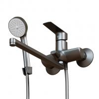 Смеситель для ванны и раковины 35k MIXLINE ML15-02GR ГРАФИТ