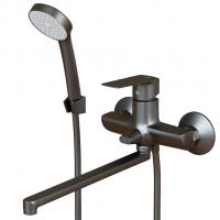 Смеситель для ванны и раковины 35k MIXLINE ML15-02GR ГРАФИТ