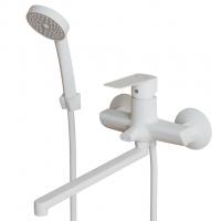 Смеситель для ванны и раковины 35k MIXLINE ML15-02W БЕЛЫЙ