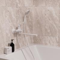 Смеситель для ванны и раковины 35k MIXLINE ML15-02W БЕЛЫЙ