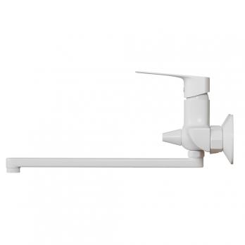 Смеситель для ванны и раковины 35k MIXLINE ML15-02W БЕЛЫЙ