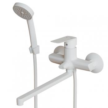 Смеситель для ванны и раковины 35k MIXLINE ML15-02W БЕЛЫЙ