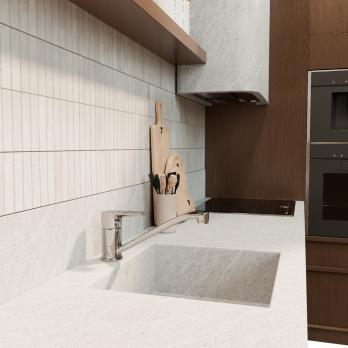 Смеситель для кухни 35k MIXLINE ML14-03 б/отв п/гайку (без подводки)