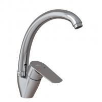 Смеситель для кухни 35k MIXLINE ML14-031 высокий излив б/отв боковая п/гайку (без подводки)