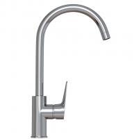 Смеситель для кухни 35k MIXLINE ML14-032 высокий излив б/отв боковая п/гайку (без подводки)