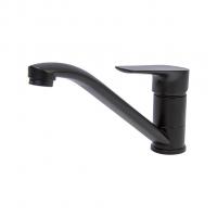 Смеситель для кухни 35k MIXLINE ML14-03BL б/отв п/гайку ЧЕРНЫЙ (без подводки)